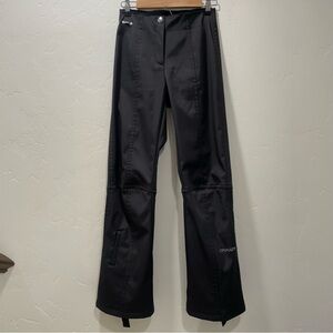 Spyder XTL Women's 8 Black Snow Pant Countess Bonded Stretch Sleek Winter Skiing